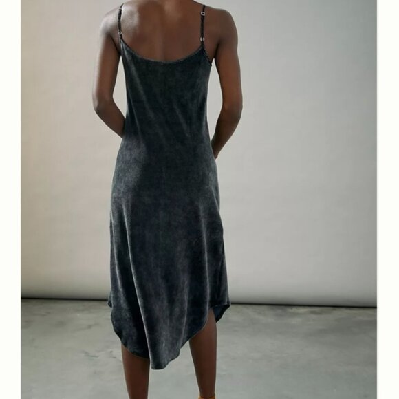 CLOTH & STONE Verna Midi Dress  Gray - Picture 3 of 9